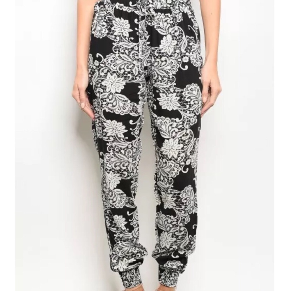 *Last One* Black and White Jogger